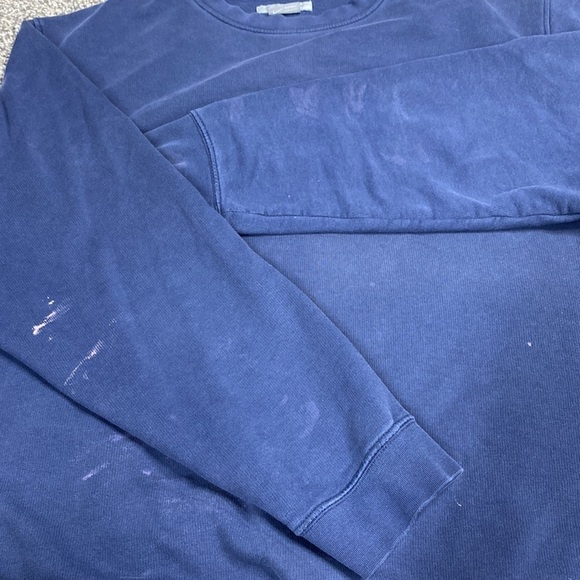 Vintage Nike Blue Crewneck Side Swoosh Crewneck Sweatshirt Grunge 90s Large - Picture 6 of 7